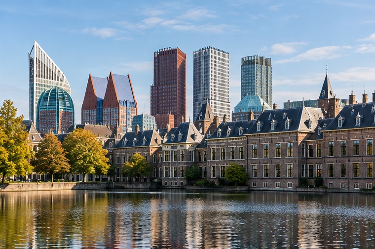 Uitzicht op Den Haag